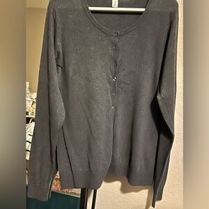 Old Navy XL Tall charcoal cardigan USED